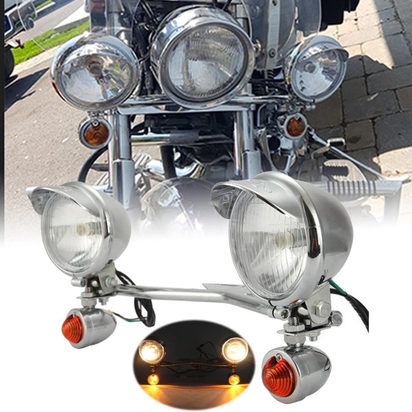 Auxbeam Spot Passing Turn Signal Lamp Driving Fog Light Bar