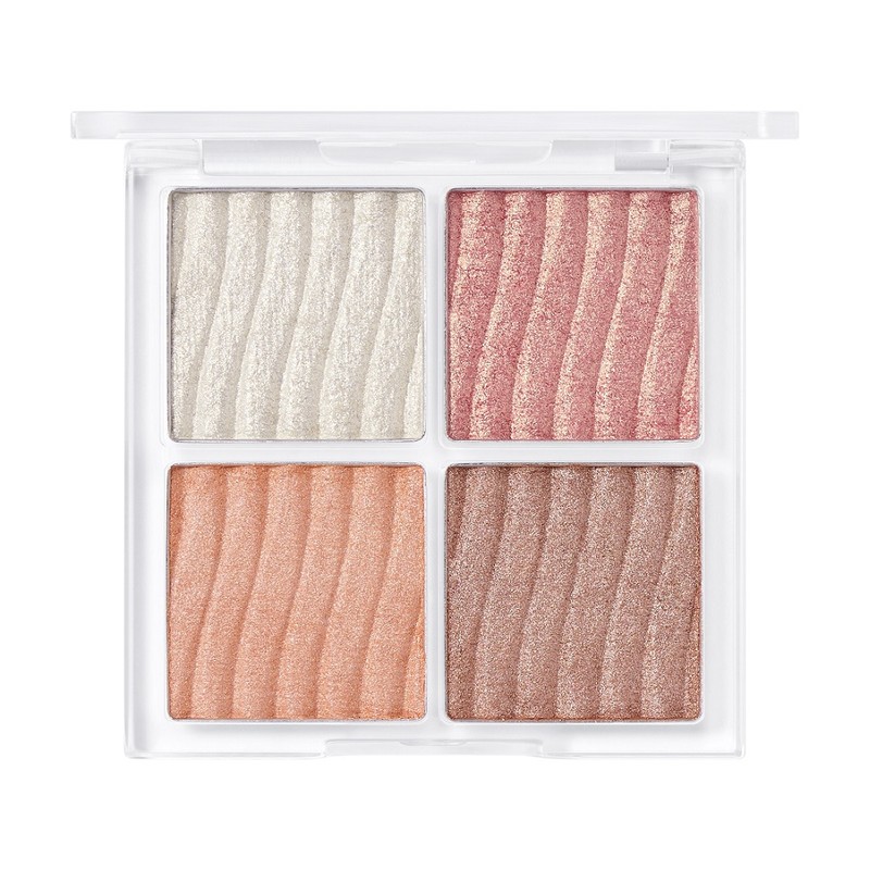 WAKEMAKE Glow Contouring Highlighter Palette - 01 Warm Glow