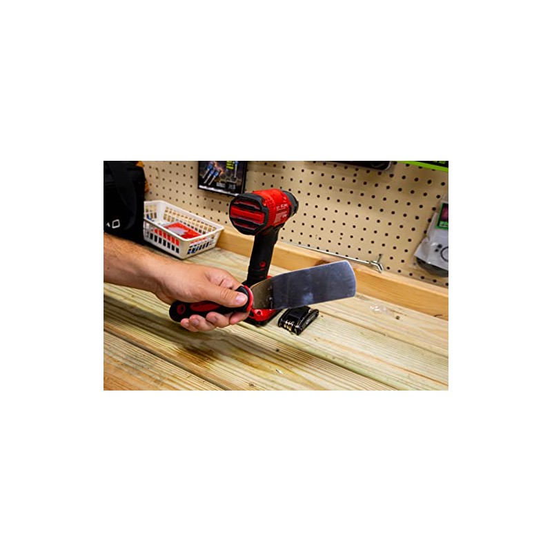 MoJack Heavy-Duty Stainless-Steel Lawn Mower Maintenance Deck Scraper - EZ