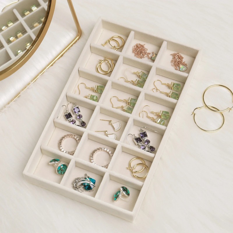 Velvet Jewelry Display Tray – Velvet Jewelry Box Display Tray