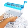 Manual A4 Mini Desktop Shredder with Hand Crank for School