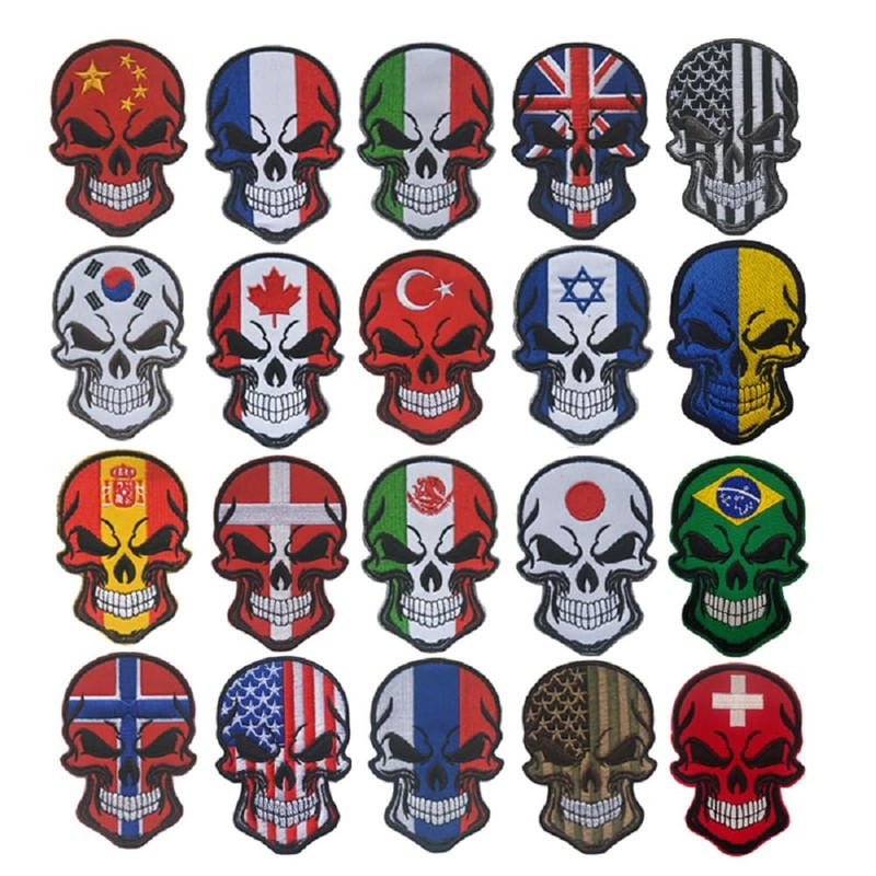 Phoenix Ikki Skull Skull Skull World Flag Emblem Tactical Military