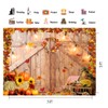 CHAIYA 7x5ft Thanksgiving Photography Backdrop Autumn Harvest Backdrop Thanksgiving Barn