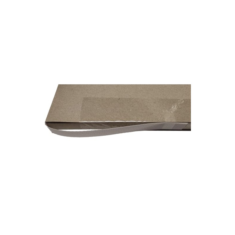 60m x 12mm WHITE Polypropylene strapping in cardboard dispenser -