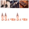 5Pcs Clothing Spikes 8x26mm Hex Rose Gold Strong Copper Punk
