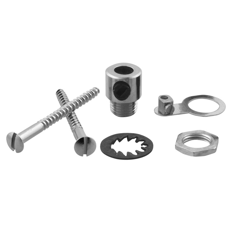 ElekTek Ceiling Rose with Strain Relief Diameter 108 mm Metal