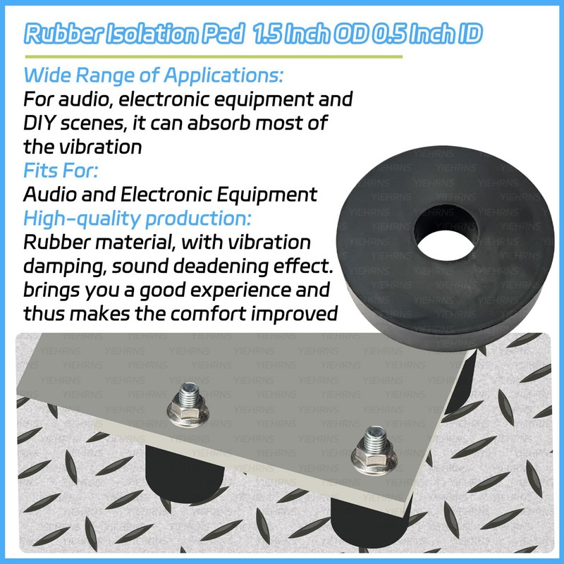 Rubber Isolation Pad Anti Vibration Isolation pad Rubber Isolator Washer