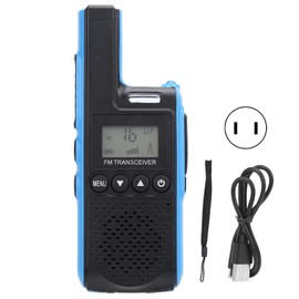 Q1 Walkie Talkie Mini Portable High Power Rechargeable with HD Screen for Hotel 100‑240VUS Plug