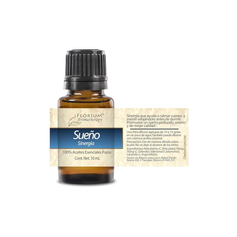 Sueño - Mezcla Concentrada de Aceites Esenciales de Aromaterapia Florium