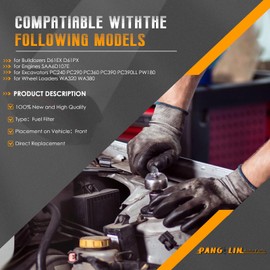 PANGOLIN 600-331-1900 CCV Filter Element Kit Air Filter for Komatsu HM300 HM400 Dump Truck PC490-10 Excavator WA470-7 WA500-7 Wheel Loaders Spare Parts