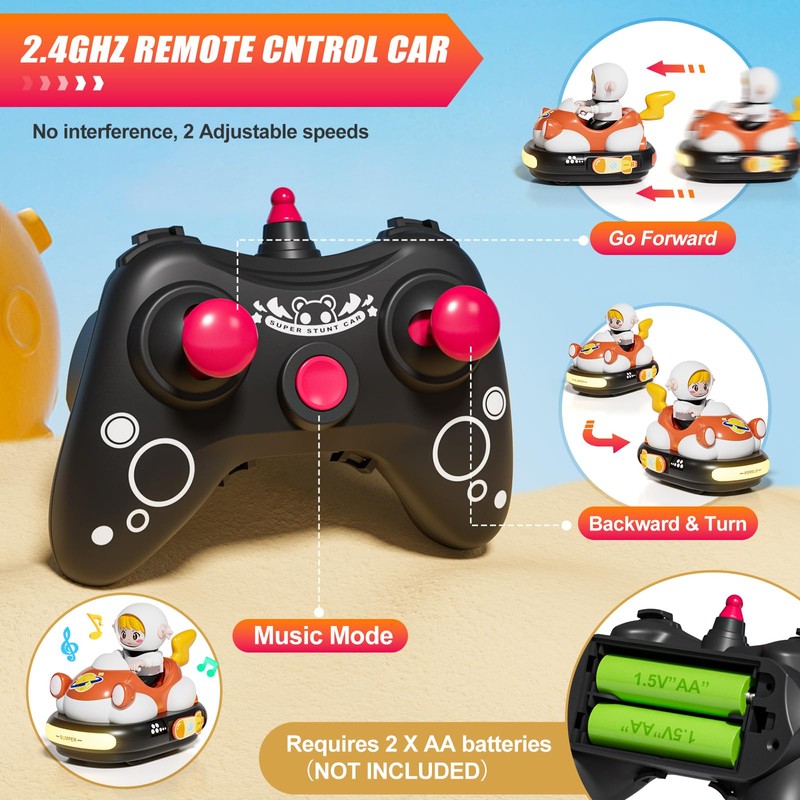 BunnyJOY Remote Control Car Orange
