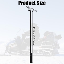 Pilot Screw Adjusting Tool, 16.34in Pilot/Guide Screw Adjustment Tool 110°Angled Head Metal Carb Pilot Screw Adjusting Tool Carburetor Jet Screwdriver Motorcycle Tool for ATV UTV Snowmobile