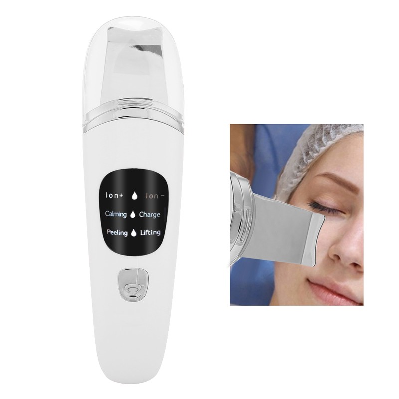 Face Skin Scrubber Vibration Face Peeling Machine Ultrasonic Exfoliating Skin‑Care