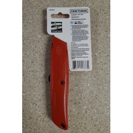 CRAFTSMAN Retractable Utility Knife Includes 3 Blades *quick Blade Release-NEW!