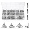 MumdoYAL Set of 400 Screws with 3 Bits / Sheet