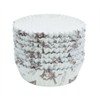 Enlynn Disposable Ruffled Round Shape Non-Stick Paper Baking Cup, Pack