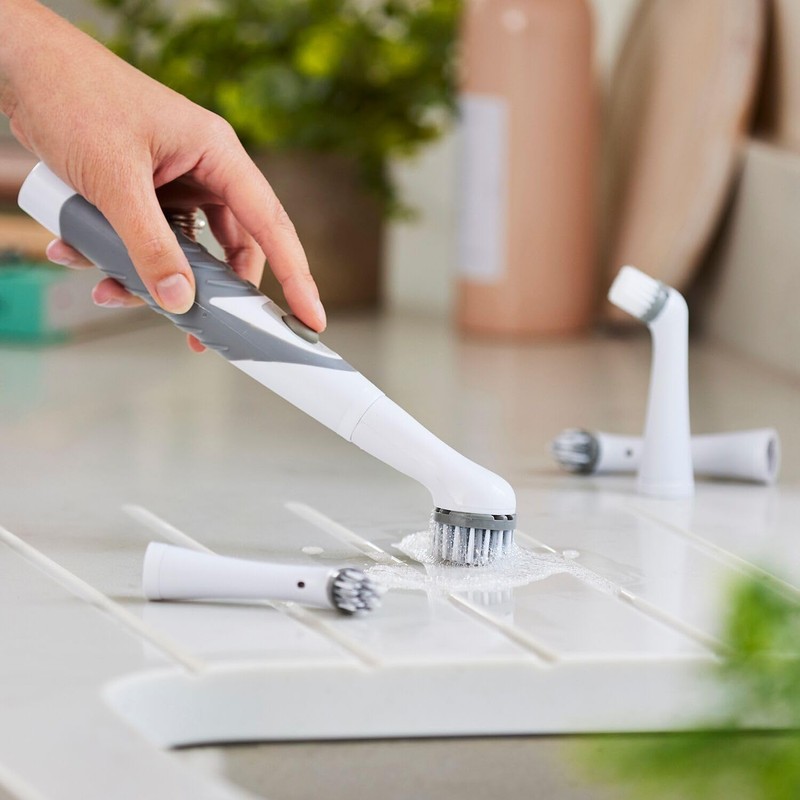 Lakeland Electric Cleaning Scrubber Brush – 4 Cleaning Heads Great