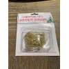 Rauch Gold Christmas Tree Ornament Hangers 1 3/8" 75 Pieces NEW PACKAGE