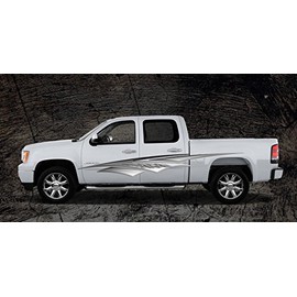 2 Car Truck Trailer Side Decals Graphics Stripes Vinyl #A1N (6ft Long 72" x 8" Set of 2)