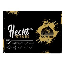 Major Fish Pike Box Predatory Fish Set for Pike Fishing with Wobbler, Rubber Fish and Accessories