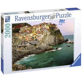 Ravensburger Cinque Terre, Italy 2000 Piece Jigsaw Puzzle for Adults – Softclick Technology Means Pieces Fit Together Perfectly