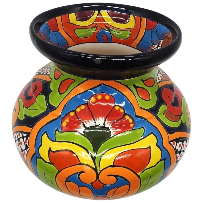 Talavera Pottery Store Welcome Planter Small Hand Painted Pot On