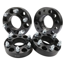 VIPCAR 4 Pack 1.5" Hub Centric Wheel Spacer 14x1.5 Bolts-on, 6x5.5 to 6x5.5 (139.7mm)Bolt Pattern, 78.1mm Hub Bore, for 1988-2017 Silverado/Sierra 1500, 1992-2017 Tahoe/Yukon/Suburban, 99-17 Escalade