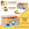 YETREE Large Wooden Chicken Brooder Box, 32" Chick Brooder Box