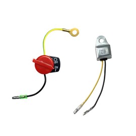 Low Oil Alert Sensor & Engine Stop Switch for Honda GX120 GX160 GX200 GX240 GX270 GX340 GX390 5.5/6.5HP 8HP 9HP 11HP 13HP Engine for DuroMax 16HP XP16HPE 18HP XP18HPE