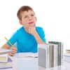 MSDADA Metal Bookends, CD Book Stand for Children, Decorative Bookend