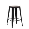 Sophia & William 24" Metal Bar Stools Set of 4