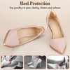 Euqvunn 4 Paia Cuscinetti per Tallone, Proteggi Tallone per Scarpe,