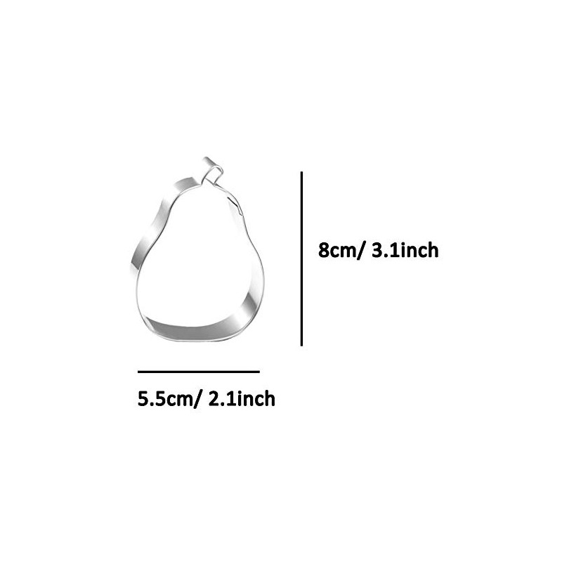 WDYJMALL Pear Shaped Cookie Cutter