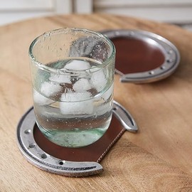 CTW Home 370895 Set of Four Horseshoe Coasters