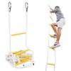 ISOP Rope Ladder Fire Escape 4.1m | 2 Story Houses | Escape Ladder with Snap Hooks | Reusable - Tear Resistant