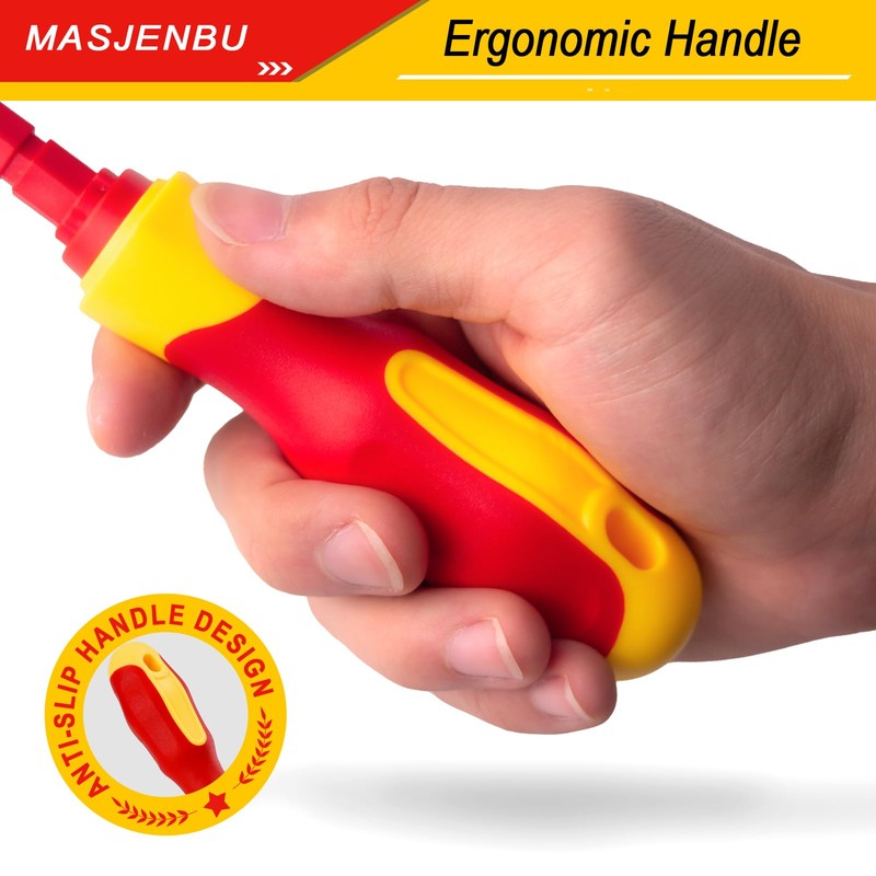 1000V Insulated Electrician Screwdriver Set, 29-pieces Screw Driver Set Kit,