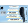 Wave Detangling Brush Set for Curly Hair, Thick, Straight &