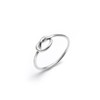 Silverly Women's .925 Sterling Silver Make A Wish Love Knot