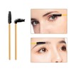 50 Pcs Eyebrow Spoolie, Lightweight Eyelash Spoolies, Disposable Mascara Wands