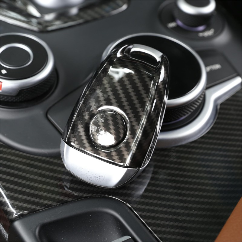 Key Fob Cover Shell Holder Case Compatible with Alfa Romeo