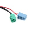 Tefola Car Audio Adapter, Car Audio Cable Adapter Mini ISO