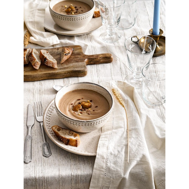 LE TAUCI Plates and Bowls Sets for 4, 12 Piece