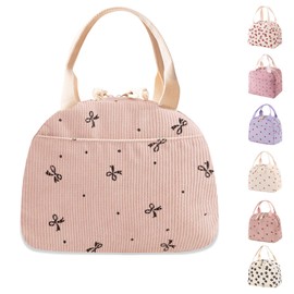 Lunch Bags for Women Insulated Cooler Lunch Bag Adults Kids Packed Lunch Box Tote Bag Cute Girls Ladies Lunch Bags for Work School Picnic Travel Beach Gifts for Women Her Wife Preppy Stuff