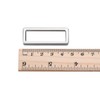 sourcing map Metal Rectangle Ring Buckles 39x12.5mm for Bags Belts