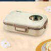 Stainless Steel Bento Box,4 Compartment Design,Lunch Case With Tableware,Separate Soup