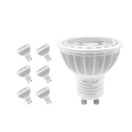 wei's-l.e.d 8W GU10 Led Bulbs, High Power, 800 Lumens, 38 Degree, Replace 85W Halogen Equivalent, 110V Voltage MR16 Bulb Dimmable! 6 Pack. 2700K or 5000K, Warm White or Daylight. (5000K Daylight)