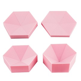 Stained Glass Angle Tool,Hexagon 15°-45°,Flower or Succulent Molds Stained Glass Making Tool, 6 Petal Layers Succulent Stained Glass Jig Set