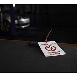 Sealey HYBRIDTAG Hybrid/Electric Vehicle Keyring Warning Tag