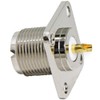 Greluma UHF Panel Mount, Socket SO239 Chassis Mounting 4-Hole Jack