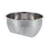 Drain Basket Stainless Steel Rice Sieve Thickened Vegetable Washing Drainer
